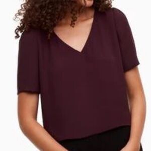 Aritzia Babaton Randy cropped blouse